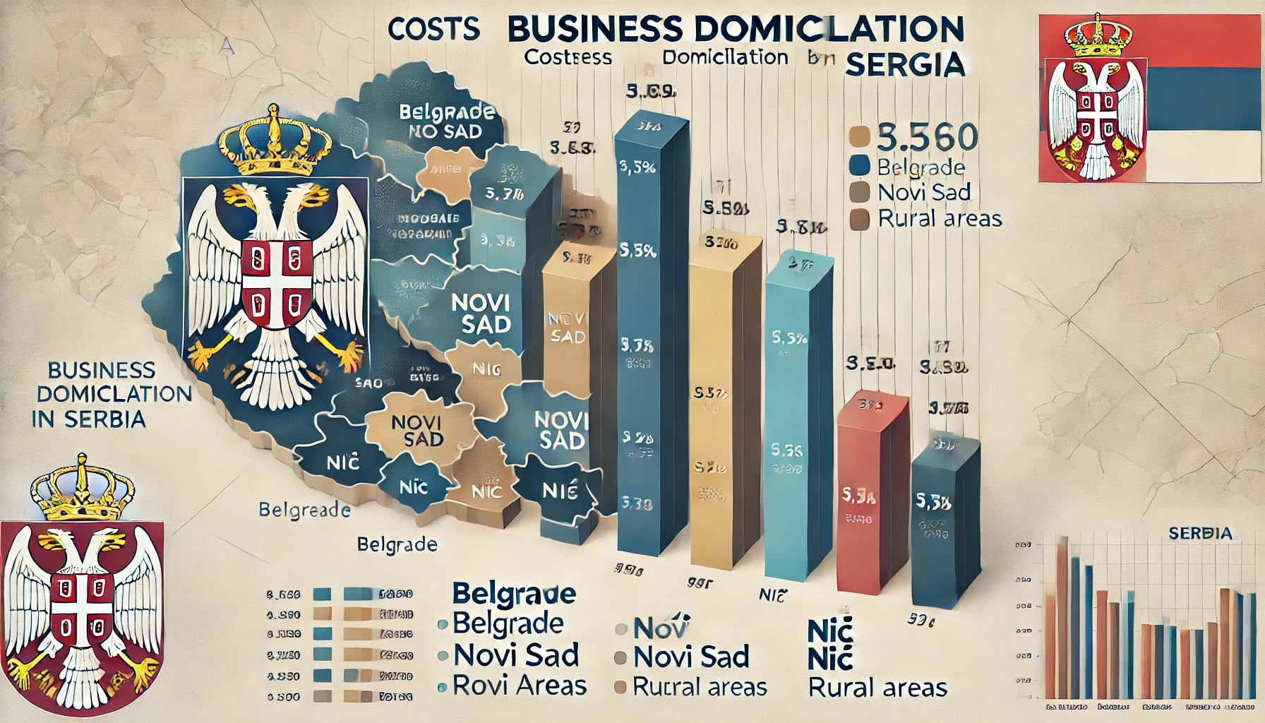 Les coûts de la domiciliation en Serbie : Tout ce que vous devez savoir