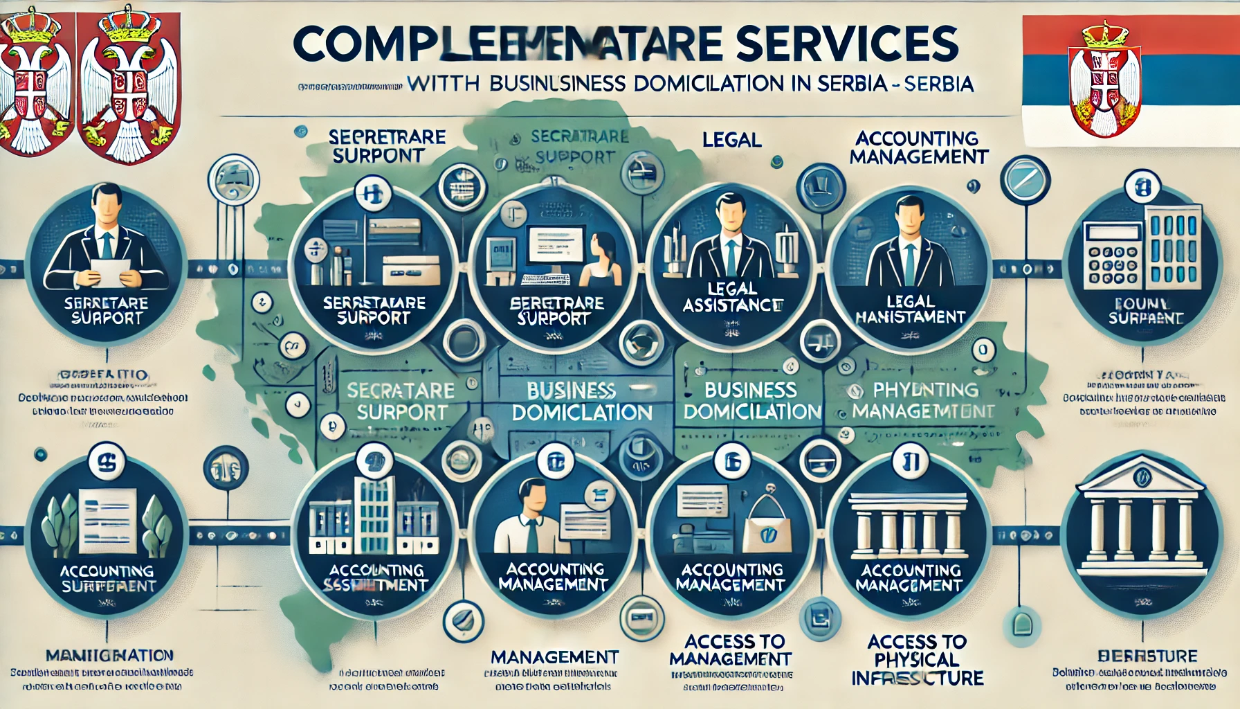 Services complémentaires proposés avec la domiciliation en Serbie