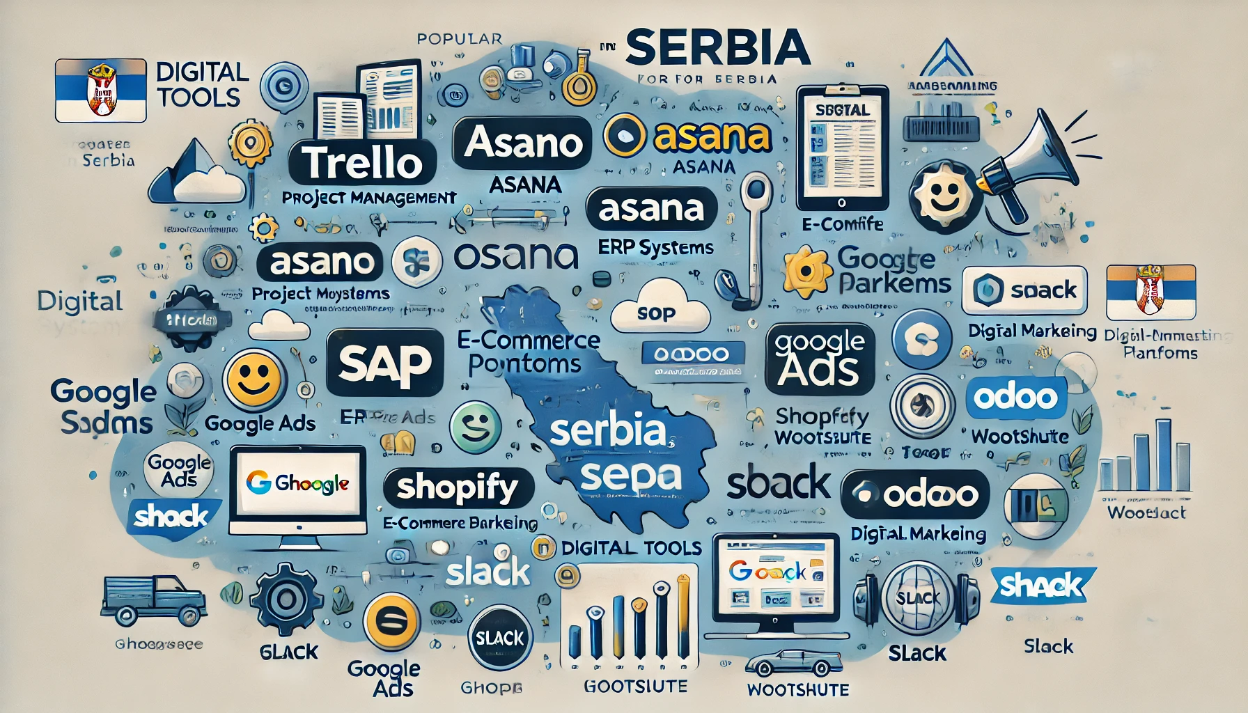 La digitalisation des entreprises en Serbie : Opportunités et outils