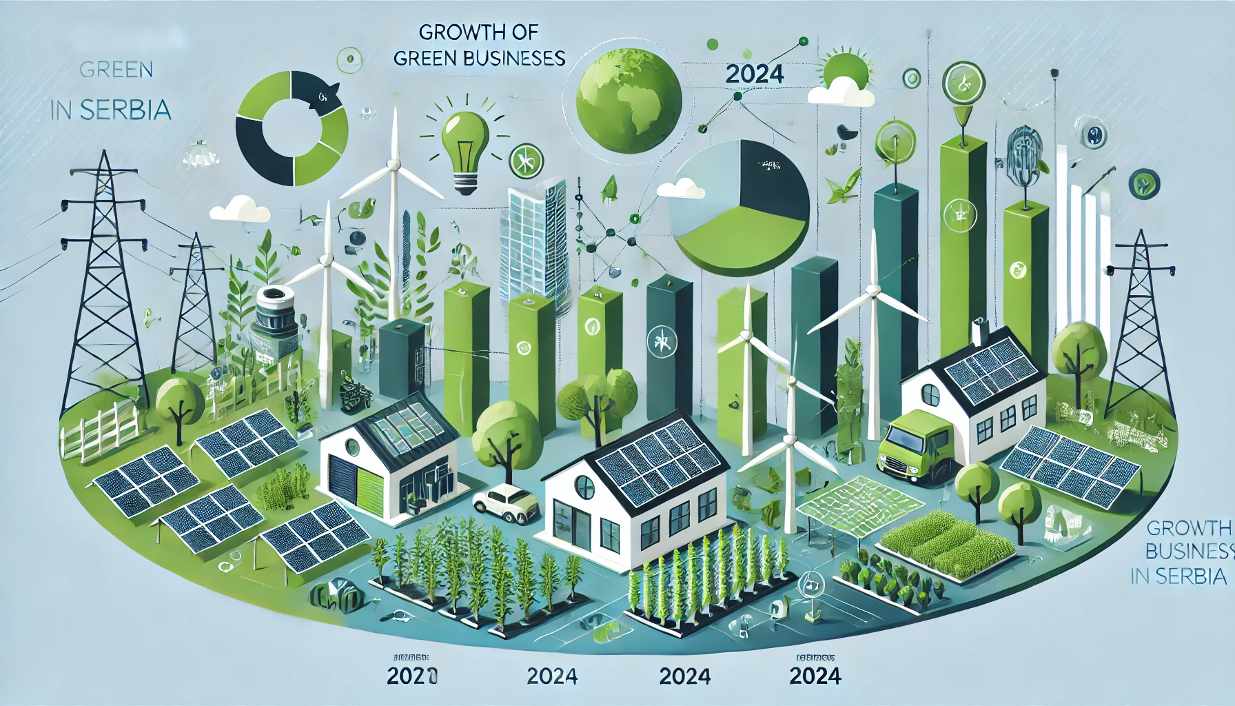 La montée des entreprises vertes en Serbie : Perspectives pour 2024
